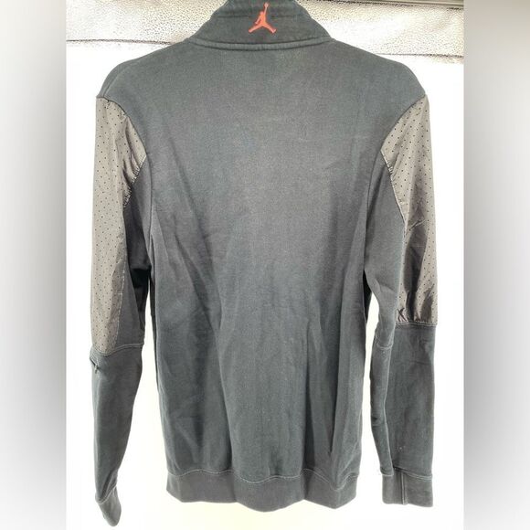 Air Jordan VI 6 Black Men’s Unisex Full Zip Performance Bomber Jacket Small - Picture 2 of 10